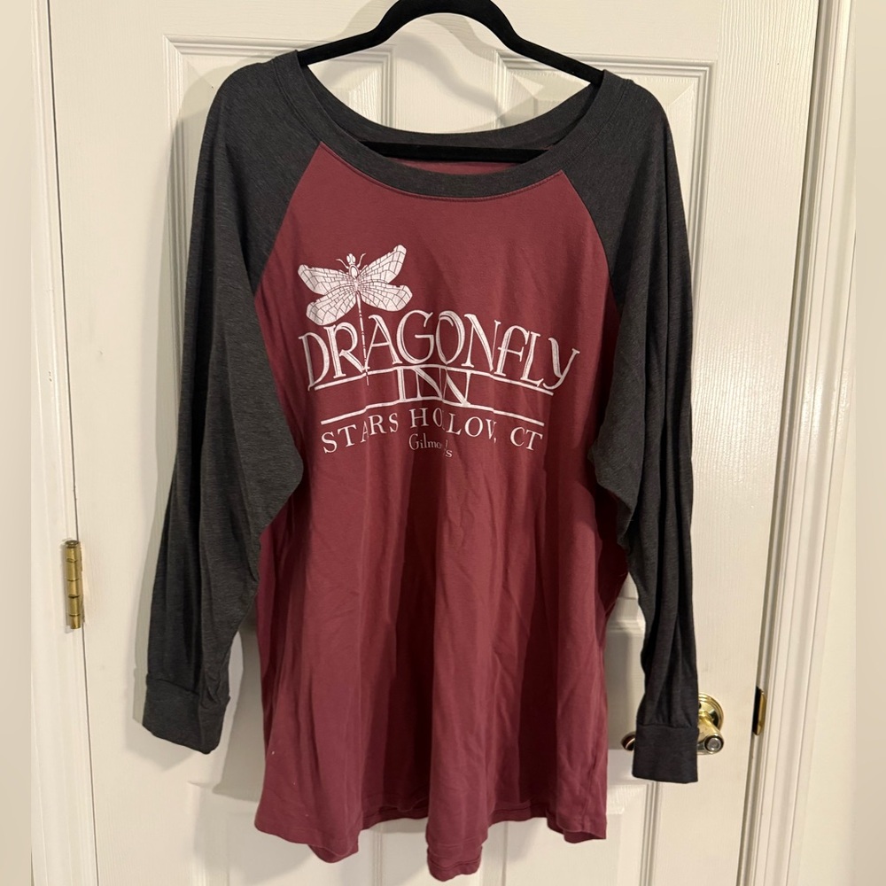Gilmore Girls Dragonfly Inn Graphic Long Sleeve Shirt